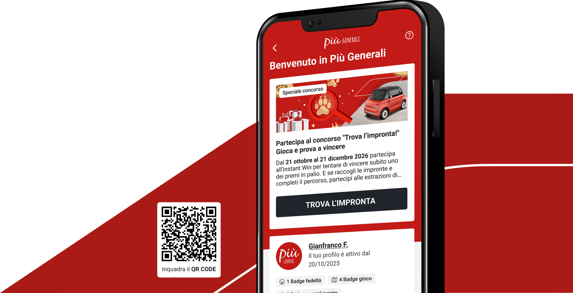 App MyGenerali e QR code